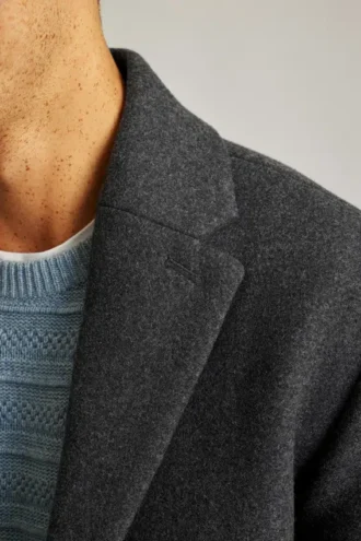 Abrigo de lana italiana