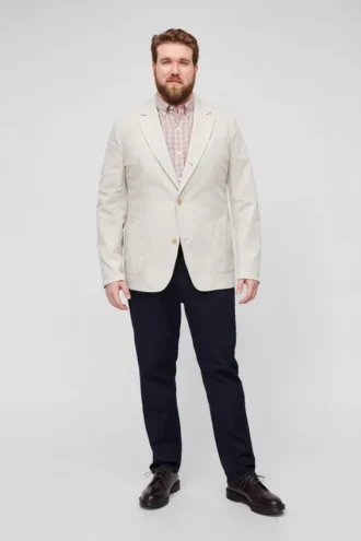 Blazer de algodón elástico Tallas grandes