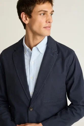 Blazer de algodón lavado Jetsetter-33317
