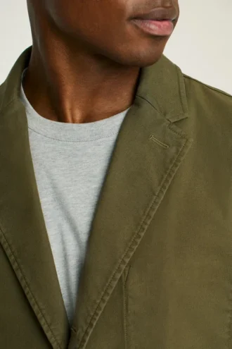 Blazer de algodón lavado Jetsetter-33317