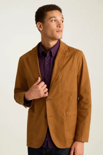 Blazer de algodón lavado Jetsetter-33317