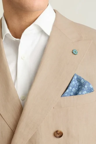 Blazer de doble botonadura de lino italiano Jetsetter