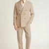 Blazer de doble botonadura de lino italiano Jetsetter