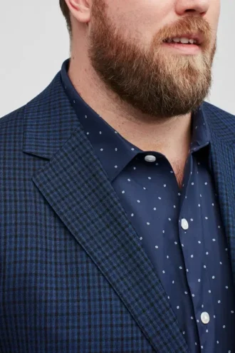 Blazer de lana italiana de alto rendimiento Tallas grandes