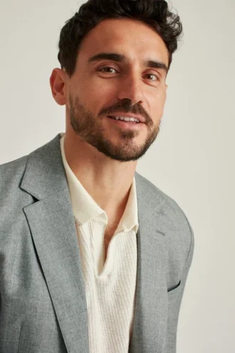 Blazer de lana italiana elástica Jetsetter Stretch