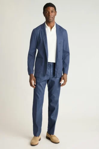 Blazer de lino costero