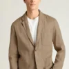 Blazer de lino costero
