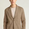 Blazer de lino costero