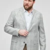 Blazer de lino italiano Unconstructed en tallas grandes