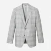 Blazer de lino italiano Unconstructed en tallas grandes