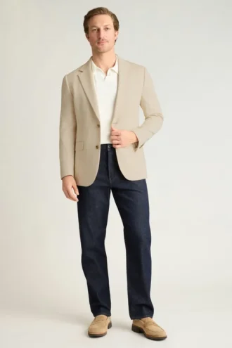 Blazer de lino para hombre de Bonobos | Estilo ligero de mezcla de punto italiano