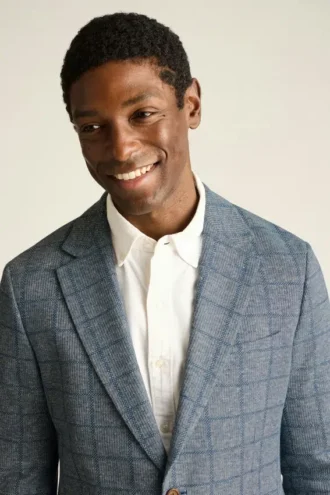 Blazer de lino para hombre de Bonobos | Estilo ligero de mezcla de punto italiano