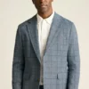 Blazer de lino para hombre de Bonobos | Estilo ligero de mezcla de punto italiano