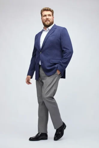 Blazer de punto italiano en tallas grandes