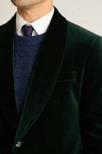 Blazer de terciopelo italiano Jetsetter