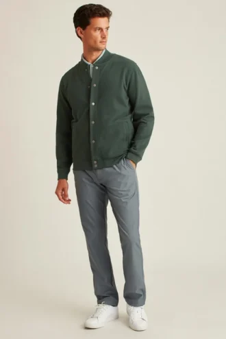 Bomber de felpa texturada