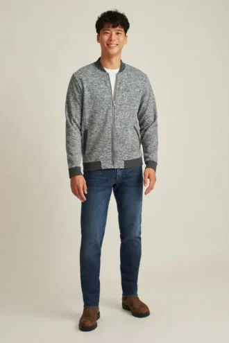 Bomber de forro polar Sherpa