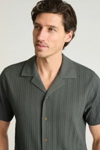 Camisa Cabana para hombre de Bonobos | Estilo casual de corte recto elástico