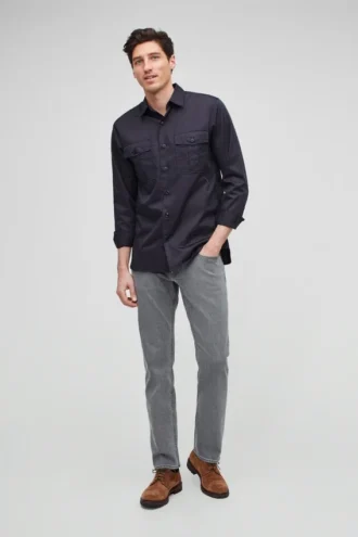 Camisa de campamento con bolsillos extragrandes