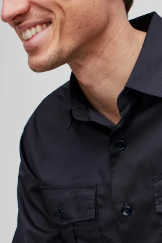 Camisa de campamento con bolsillos extragrandes