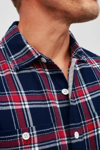 Camisa de franela para hombre