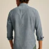 Camisa de lino fácil de poner