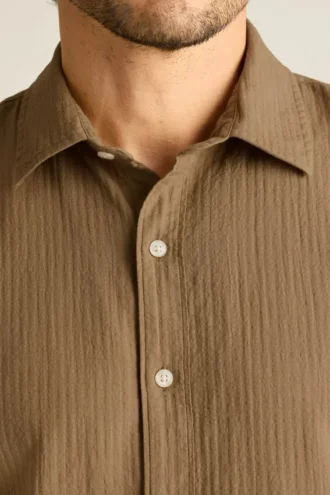 Camisa de manga corta con botones para hombre de Bonobos | Estilo Montauk sofisticado