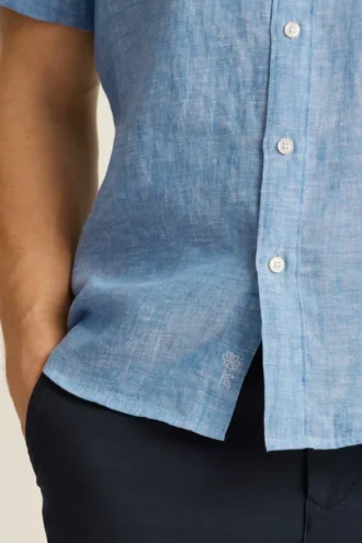 Camisa de manga corta con botones para hombre de Bonobos | Estilo Montauk sofisticado