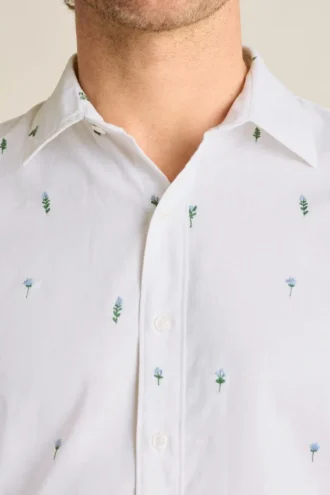 Camisa de manga corta con botones para hombre de Bonobos | Estilo Montauk sofisticado
