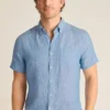 Camisa de manga corta con botones para hombre de Bonobos | Estilo Montauk sofisticado