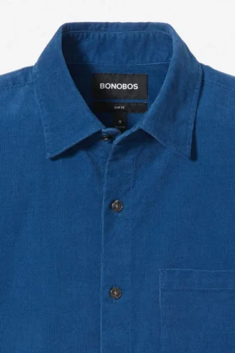Camisa de pana – Camisa clásica de pana para hombre en tallas grandes