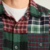 Camisa de patchwork para hombre de Bonobos | Algodón festivo de doble tejido