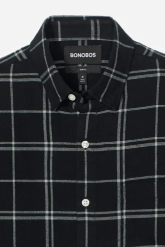 Camisa de sarga con botones | Tallas grandes