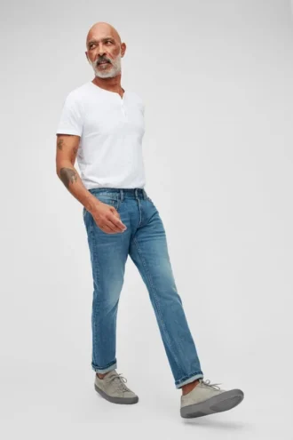 Camisa Henley de algodón texturizado