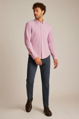 Camisa Oxford de punto