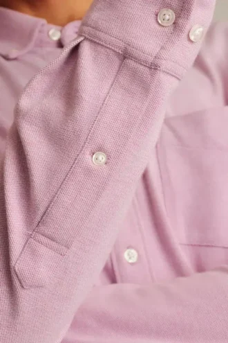 Camisa Oxford de punto