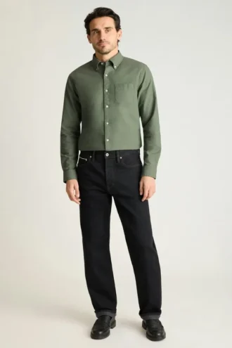 Camisa Oxford para el día a día: clásica camisa Oxford con botones