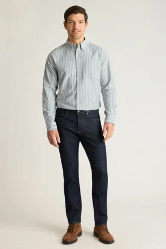 Camisa Oxford para el día a día: clásica camisa Oxford con botones