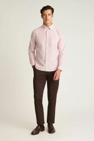 Camisa Oxford para el día a día: clásica camisa Oxford con botones
