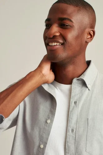 Camisa Oxford para el día a día: clásica camisa Oxford con botones