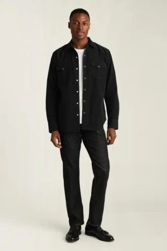 Camisa western de pana para hombre de Bonobos | Estilo resistente de canalé fino