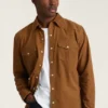 Camisa western de pana para hombre de Bonobos | Estilo resistente de canalé fino