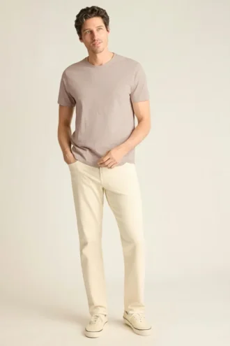 Camisas de cuello redondo y en V para hombre | Camiseta de algodón ultrasuave para el día a día