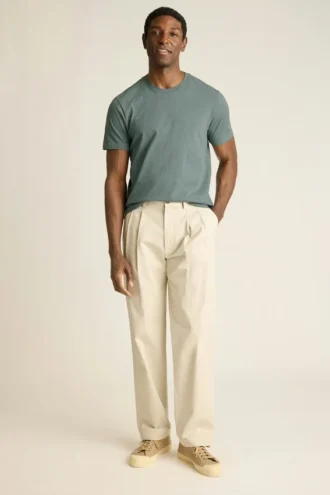 Camisas de cuello redondo y en V para hombre | Camiseta de algodón ultrasuave para el día a día