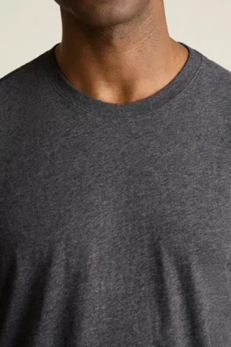 Camisas de cuello redondo y en V para hombre | Camiseta de algodón ultrasuave para el día a día