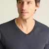Camisas de cuello redondo y en V para hombre | Camiseta de algodón ultrasuave para el día a día