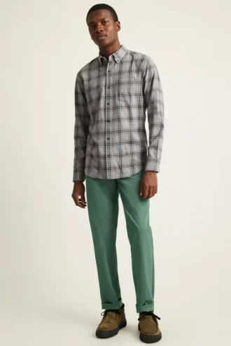 Camisas de franela elásticas y ligeras