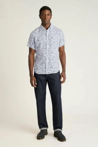 Camisas de lino de manga corta