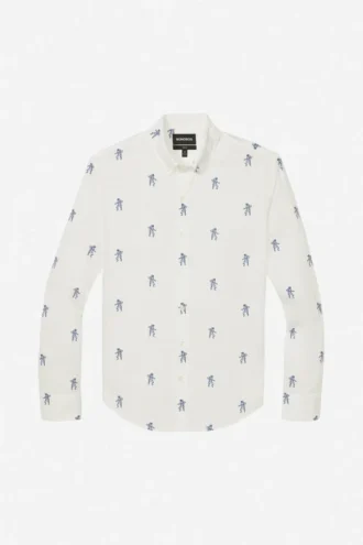 Camisas lavadas con botones