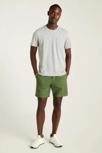 Camiseta con bolsillo de algodón orgánico